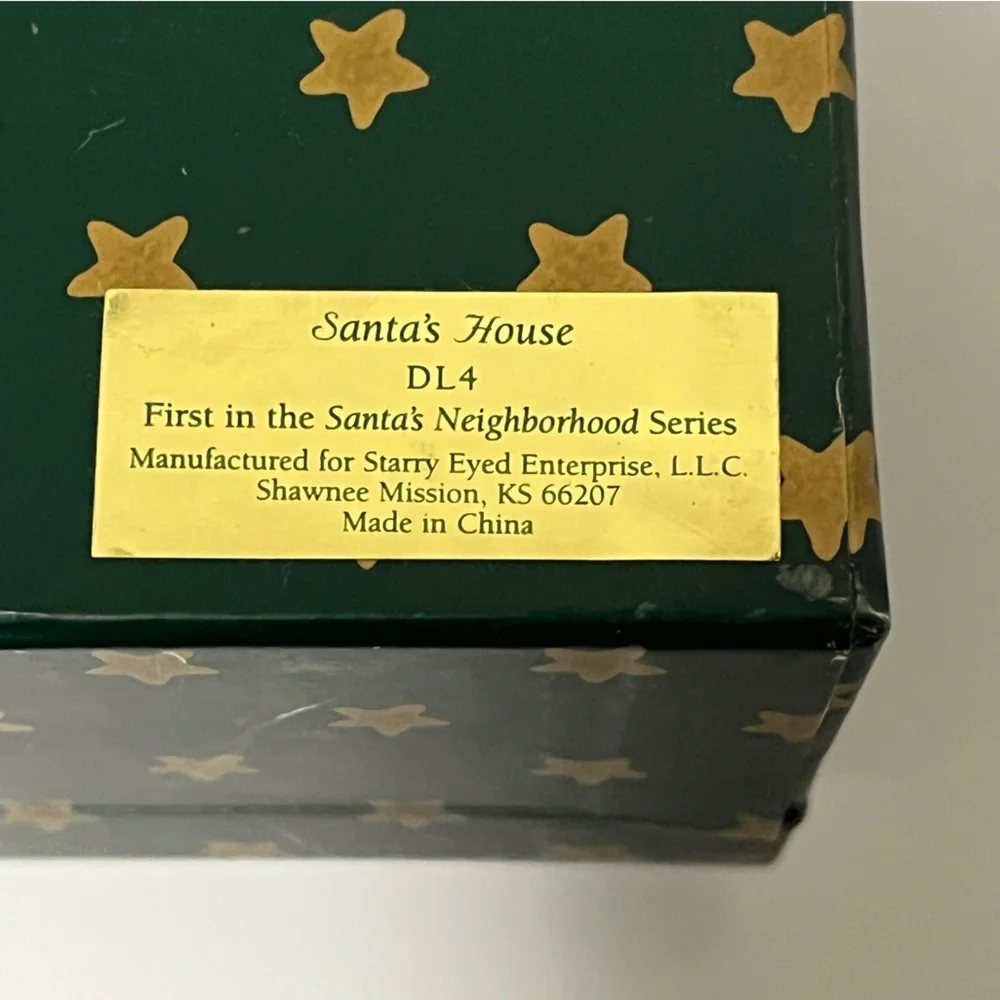 1997 RETIRED Santa’s House #1 Santa’s Neighborhood Series DONNA LEE Ornament DL4